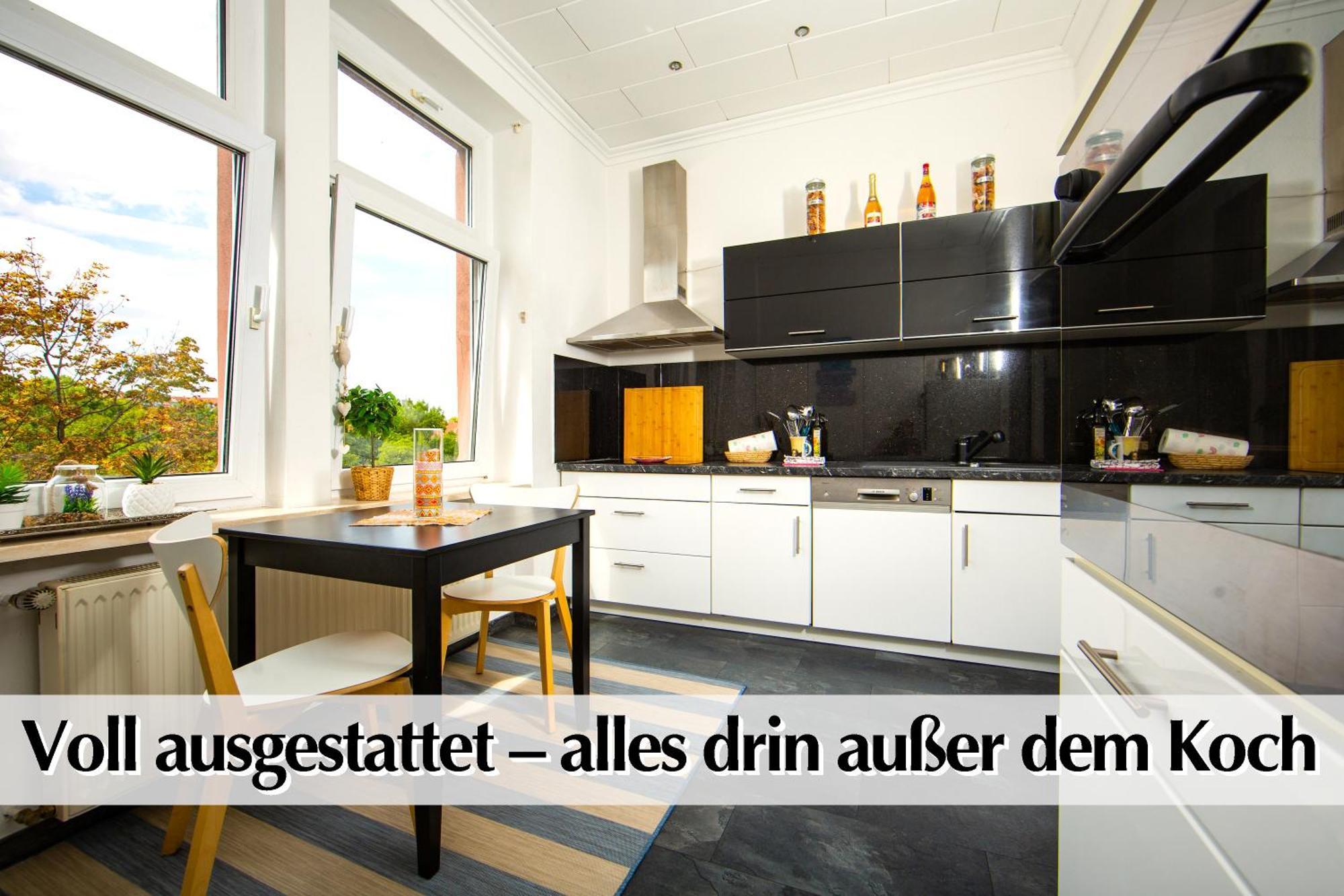 Schicke 80m2 3R Wohnung im Herzen Erfurts inkl Parkplatz Exterior foto